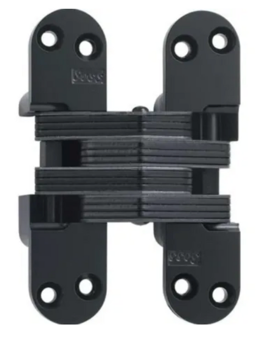 Soss 4-5/8" High Invisible Hinge for Heavy Duty Black 218US19