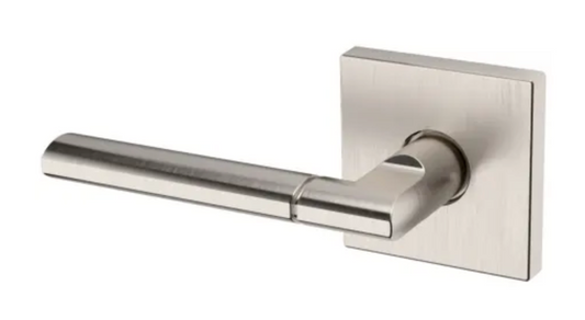Baldwin L021 Left Handed Non-Turning One-Sided Dummy Door Lever Lifetime Satin Nickel L021056LDM